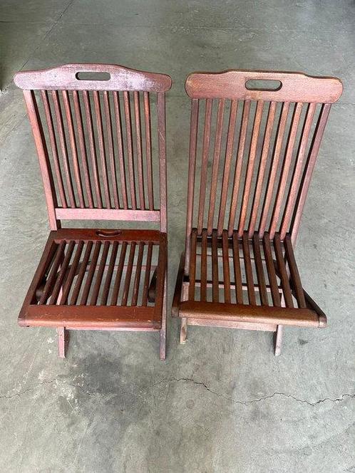 Amalfi - Magnolia - Stoel (2) - teak - Tuinbanken, Antiek en Kunst, Curiosa en Brocante