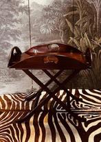 Bijzettafel - Mahonie - BUTLERTRAY nautisch, Antiek en Kunst, Curiosa en Brocante