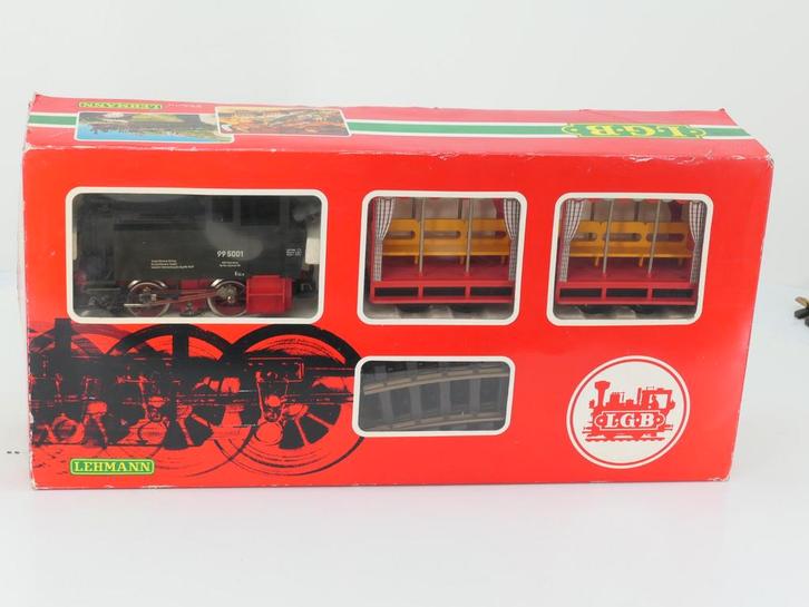 LGB 20701 T Zugpackung mit regel-Trafo 14V (Startsets), Hobby en Vrije tijd, Modeltreinen | Overige schalen, Overige typen, Gebruikt