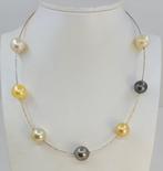 Halsketting - 18 karaat Witgoud, Geel goud, Roségoud,, Sieraden, Tassen en Uiterlijk, Kettingen, Nieuw