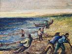 Marius Bunescu (1881-1971) - Fishermen on the shore