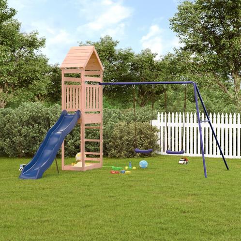 vidaXL Speelhuis massief douglashout, Kinderen en Baby's, Speelgoed | Buiten | Speeltoestellen, Nieuw, Verzenden