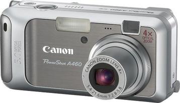 Canon PowerShot A460 Digitale Compact Camera - Zilver beschikbaar voor biedingen