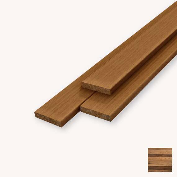 Frake thermo board | bruin | 2x9 cm | 245 cm, Doe-het-zelf en Verbouw, Hout en Planken, Nieuw, Ophalen of Verzenden