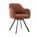 *WOONWINKEL* Tower Living Bruno Comfortabele Eetstoel Draaib, Verzenden, Nieuw, Stof