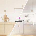 vidaXL Meubelfolie zelfklevend 90x500 cm PET zilverkleurig, Verzenden, Nieuw