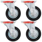 vidaXL Zwenkwielen 4 st 100 mm, Verzenden