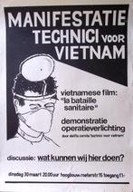 Manifestatie Technici voor Vietnam (lijst optie, Posters), Verzamelen, Posters, Verzenden, Nieuw, Overige onderwerpen, Met lijst