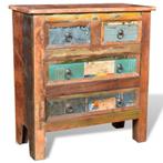 vidaXL Kast met 4 lades massief gerecycled hout, Kinderen en Baby's, Verzenden, Nieuw