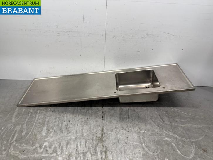 RVS Spoelblad Spoelbak 240 x 63 cm Horeca, Zakelijke goederen, Horeca | Keukenapparatuur, Gebruikt, Ophalen of Verzenden