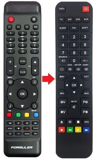 Formuler F1 | F3 | F4 | F4 Turbo afstandsbediening, Audio, Tv en Foto, Afstandsbedieningen, Verzenden