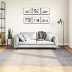 vidaXL Vloerkleed wasbaar anti-slip 150x230 cm grijs, Huis en Inrichting, Stoffering | Tapijten en Kleden, Verzenden, Nieuw, Grijs