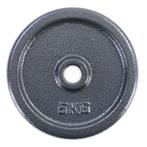 Gietijzeren halterschijven 2x 10 kg - 27 mm naaf, 25,5 cm..., Ophalen of Verzenden, Nieuw