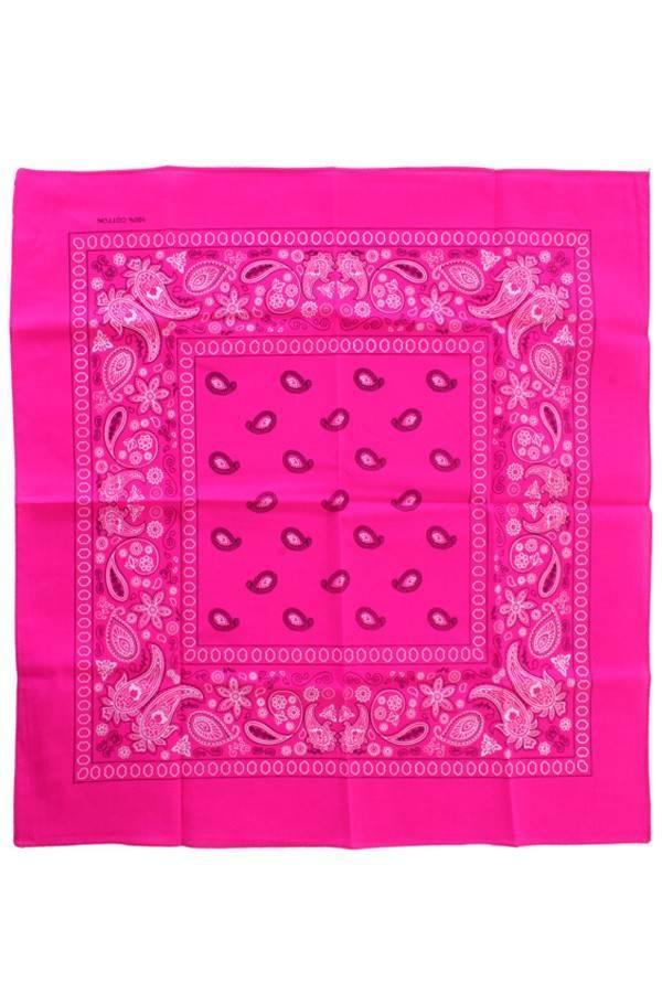 Bandana fluor roze, Kleding | Dames, Carnavalskleding en Feestkleding, Nieuw, Ophalen of Verzenden