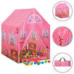 vidaXL Kinderspeeltent 69x94x104 cm roze, Verzenden, Nieuw