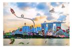 BLACH® - Singapour Skyline, Antiek en Kunst, Kunst | Schilderijen | Modern