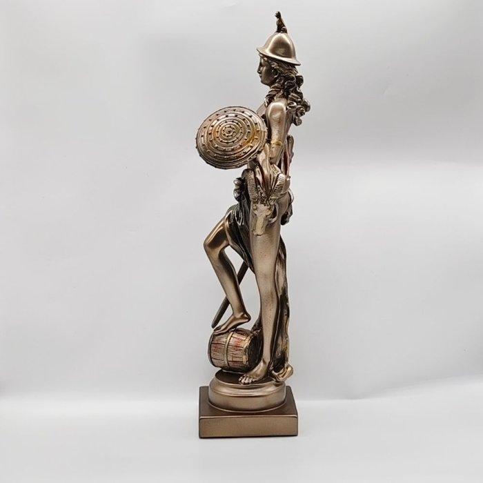 sculptuur, Greek classical art style female warrior statue -, Antiek en Kunst, Curiosa en Brocante