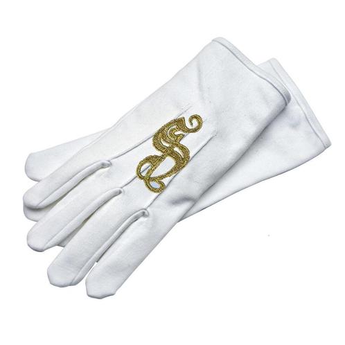 Sint en Santa Handschoenen Geborduurd, Diversen, Kerst, Nieuw, Verzenden