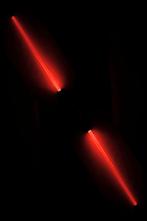 Lightsaber 66 cm 2 stuks Koppelbaar Lichtzwaard Space Star L, Ophalen of Verzenden, Nieuw, Feestartikel, Carnaval