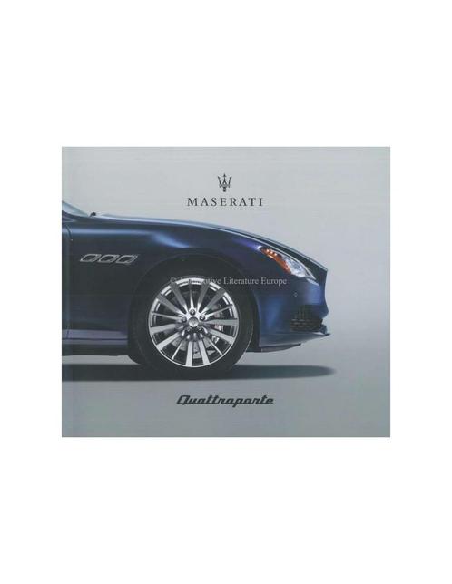 2017 MASERATI QUATTROPORTE GRANLUSSO GRANSPORT BROCHURE, Boeken, Auto's | Folders en Tijdschriften