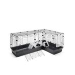 Savic Clubix Corner Knaagdierkooi Zwart, Verzenden, Nieuw