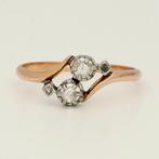 Ring - 18 karaat Roségoud - Diamant, Sieraden, Tassen en Uiterlijk, Ringen, Nieuw