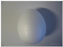 Oasis Styropor ei vol 8 cm. dicht piepschuim ei, Hobby en Vrije tijd, Knutselen, Nieuw, Ophalen of Verzenden