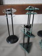 Kaarsenhouder (6) - Marmer, metaal en perspex, Antiek en Kunst