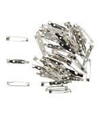 Broche Spelden 3cm 50 Stuks Zilver, Nieuw
