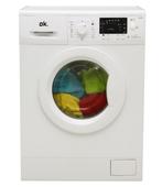 Ok F4-led Wasmachine 6kg 1400t Wit, Witgoed en Apparatuur, Wasmachines, Ophalen of Verzenden, Zo goed als nieuw, Voorlader, 85 tot 90 cm