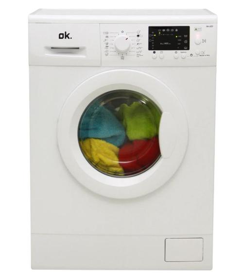 Ok F4-led Wasmachine 6kg 1400t Wit, Witgoed en Apparatuur, Wasmachines, Zo goed als nieuw, Voorlader, 85 tot 90 cm, Ophalen of Verzenden