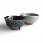 Kei Nakajima Celadon Guinomi-paar – Tenmoku en Seiji Dialoog