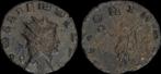 253-268ad Roman Gallienus billon antoninianus Victory sta..., Verzenden