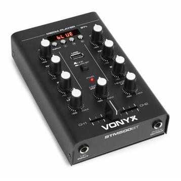 Vonyx STM500BT 2-kanaals mixer met Bluetooth en mp3 speler beschikbaar voor biedingen