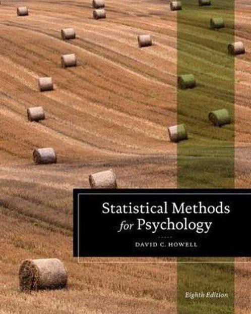 Statistical Methods for Psychology 9780357670996, Boeken, Psychologie, Zo goed als nieuw, Verzenden
