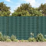 vidaXL Tuinschermen 10 st 252,5x19 m PVC groen, Verzenden, Nieuw, Kunststof, Minder dan 1 meter