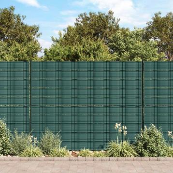 vidaXL Tuinschermen 10 st 252,5x19 m PVC groen beschikbaar voor biedingen