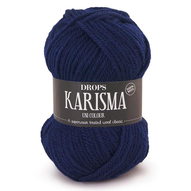 DROPS Karisma Uni Colour - 17 marineblauw - Wol Garen, Hobby en Vrije tijd, Breien en Haken, Ophalen of Verzenden