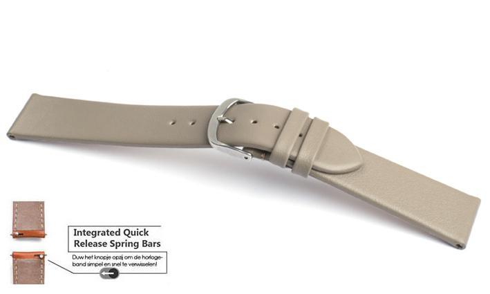 Horlogeband Garmin horloge bandjes Basel Taupe, Sieraden, Tassen en Uiterlijk, Overige Accessoires, Nieuw, Ophalen of Verzenden
