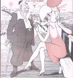 Spotprent met Colijn en Aalberse op de pier (lijst optie), Antiek en Kunst, Verzenden