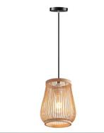 Rotan Hanglamp – Handgemaakte Bamboe Plafondlamp E27, Verzenden, Nieuw