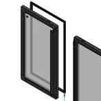 Glasdeuren met Rubber voor MG serie ook de oudere modellen, Nieuw