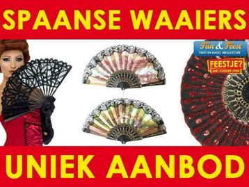 Mega aanbod waaiers - Spaanse waaiers - Waaier kopen beschikbaar voor biedingen