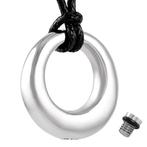 Assieraad, ashanger Circle of Life zilver, Nieuw, Grijs, Overige materialen, Kruis of Symbool