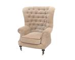 Een gestoffeerde wingchair/ armfauteuil, 20e/ 21e eeuw, Huis en Inrichting, Fauteuils, Gebruikt