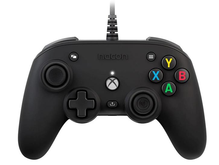 Nacon Pro Compact Controller - Zwart, Spelcomputers en Games, Spelcomputers | Xbox One, Ophalen of Verzenden