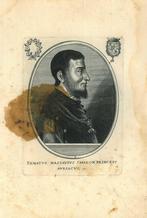Portrait of Rene of Chalon, Antiek en Kunst, Kunst | Etsen en Gravures