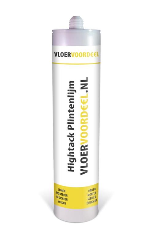 High Tack plintenlijm wit 290ml, Doe-het-zelf en Verbouw, Overige Doe-het-zelf en Verbouw, Nieuw, Ophalen of Verzenden