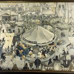 Anton Pieck (attr. - Vlaamse kermis 1924, Antiek en Kunst