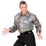 Disco 70S Shirt Zilver Heren, Kleding | Heren, Verzenden, Nieuw
